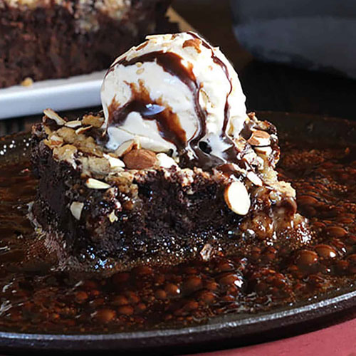 Chocolate Brownie with Ice Cream