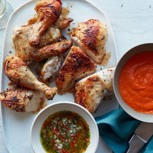 Chicken in Choice of Sauce