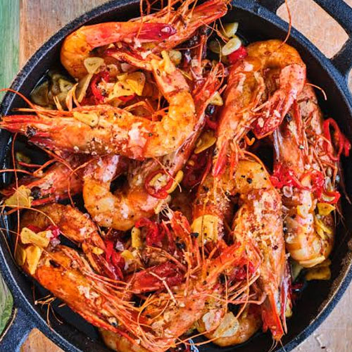 Prawns Chilli Garlic