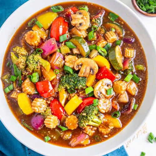 Mixed Vegetable in Choice of Sauce