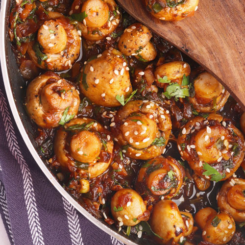 Mushroom Chilli Garlic