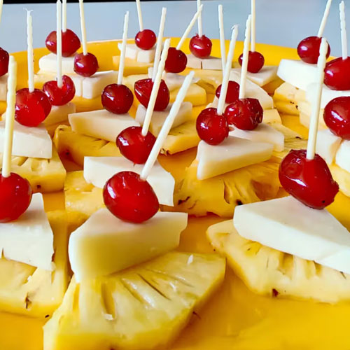 Cheese Cherry Pineapple